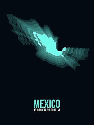 Designs Similar to Mexico Radiant Map II