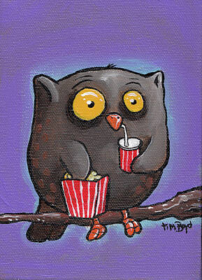  Painting - Night Owl by Tim Boyd