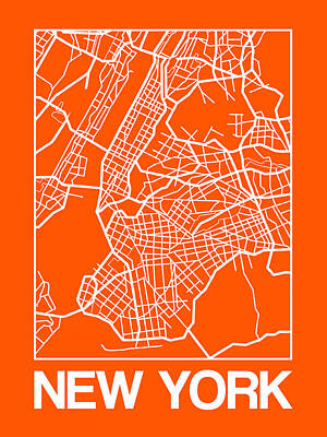 Designs Similar to Orange Map of New York