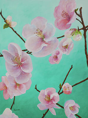  Painting - Quince by Patricia Benson