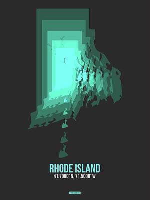 Designs Similar to Teal Map of Rhode Island