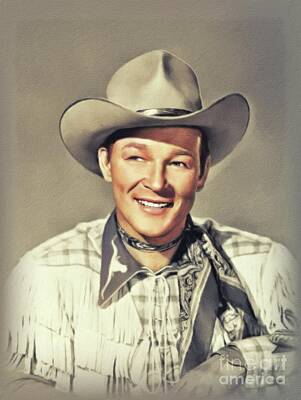 American Actor Singer ROY ROGERS Glossy 8x10 Photo Print Cowboy Poster Portrait 
