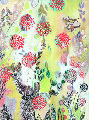 Organic Mixed Media Paintings