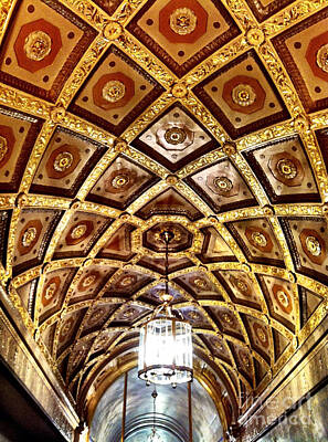  Photograph - Art Deco Tin Ceiling by Onedayoneimage Photography