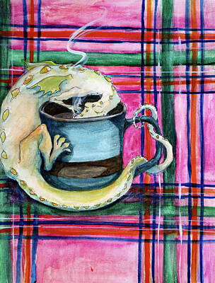  Painting - Dragon Tea by Heather Young