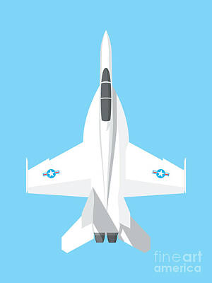 Fa-18 Hornet Digital Art