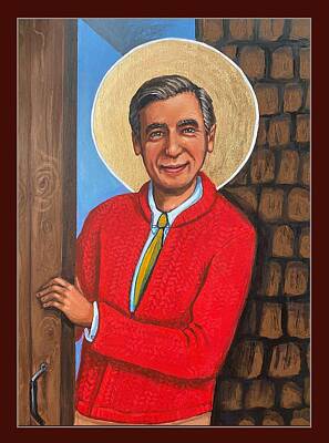  Painting - Fred Rogers  by Kelly Latimore