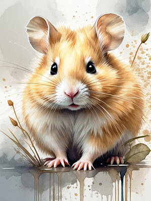 Golden Hamster Poster by Alon Meir - Fine Art America