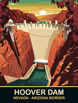 Hoover Dam Art Prints