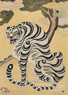 Korean Tiger Art Prints for Sale - Fine