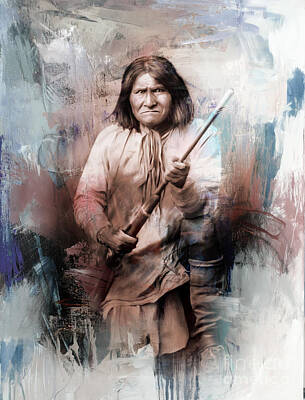 Chief Geronimo Tote Bag by Ayasha Loya - Fine Art America