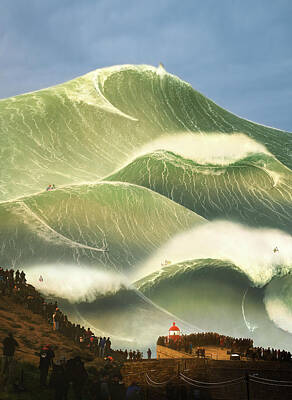 Ocean Waves Digital Art