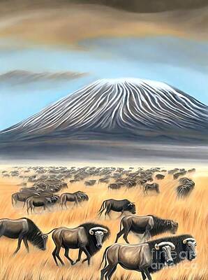Wildebeest Paintings