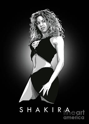 Shakira Digital Art