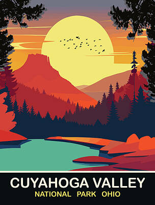 Cuyahoga Valley National Park Digital Art