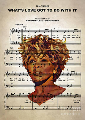 Tina Turner Digital Art