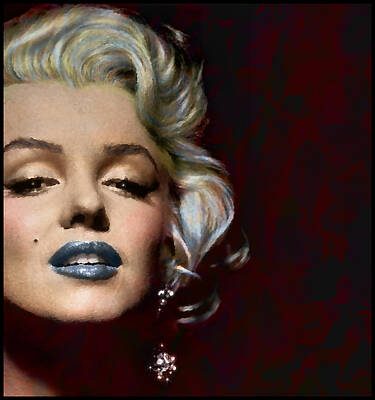 Marilyn Monroe Actress Legend Icon Hollywood Sex Symbol Movie Star Digital Art