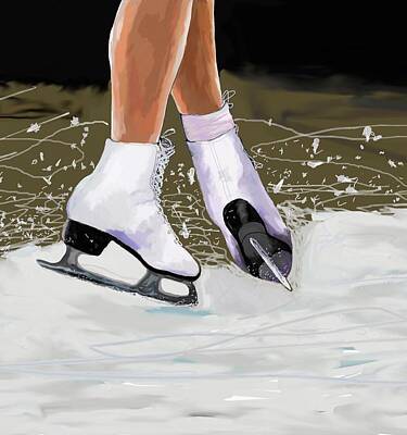 Skate Boots Paintings - Fine Art America
