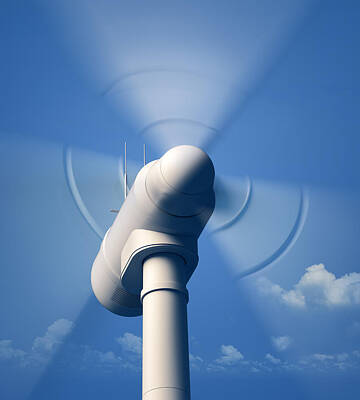 Designs Similar to Wind Turbine rotating close-up