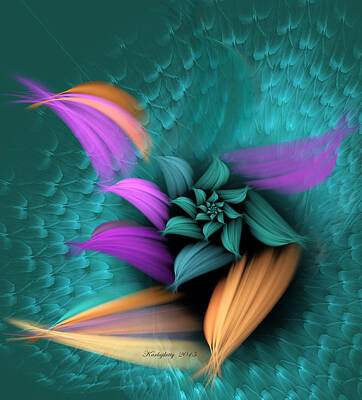  Digital Art - Apo Flower by Karla White
