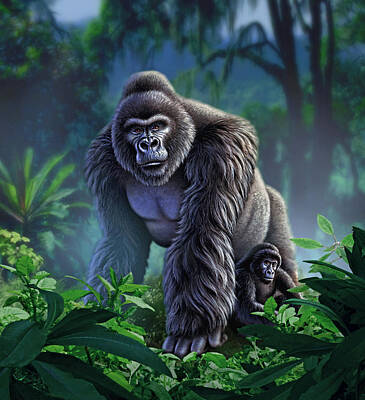 Gorilla Paintings