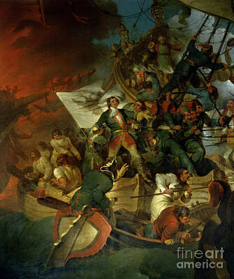 Russian Capture Of The Azov Sea From The Crimean Tatar Vassals Of Turkey Paintings