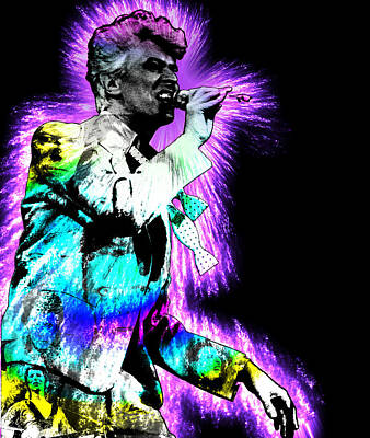  Painting - David Bowie by Michael Lee