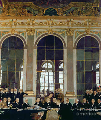 The Treaty Of Versailles Art Prints