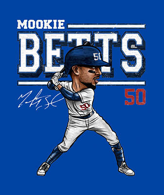 Mookie Betts Digital Art