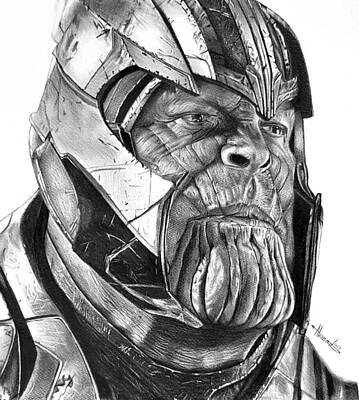 Thanos Drawings - Fine Art America