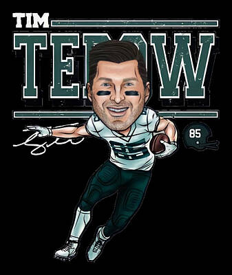 Tim Tebow Digital Art