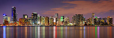 Miami Skyline Art