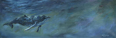 Humpback Whale Paintings Original Artwork