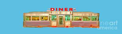 Old Diner Art Prints