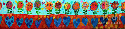  Painting - Flower Family 13 by Manami Lingerfelt