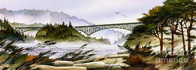Deception Pass Bridge Art Prints