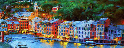 Portofino Italy Paintings