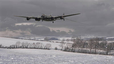 Designs Similar to Avro Lancaster - Limping Home