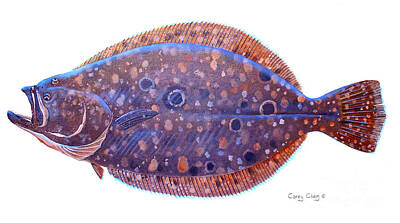 Halibut Original Artwork