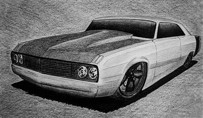 Chrysler Valiant Original Artwork