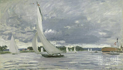 Sailboat Racing Art