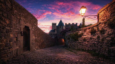  Photograph - Carcassonne II 16x9 by Ander Alegria