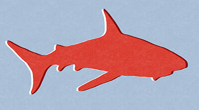 Designs Similar to Red Shark by Linda Woods