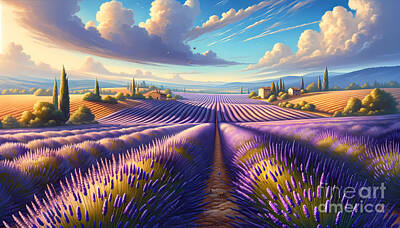 Lavender Digital Art
