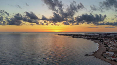  Photograph - Sunset over the sea by Mirko Chessari