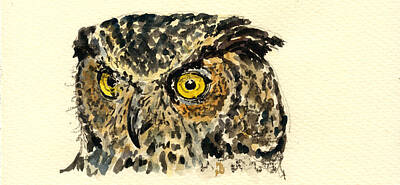 Bubo Virginianus Art Prints