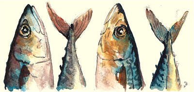 Light and Airy Fish Art