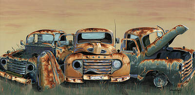 Vintage Truck Paintings