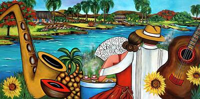 Cuban Music Paintings