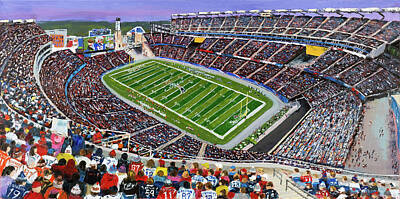 Gillette Stadium Paintings